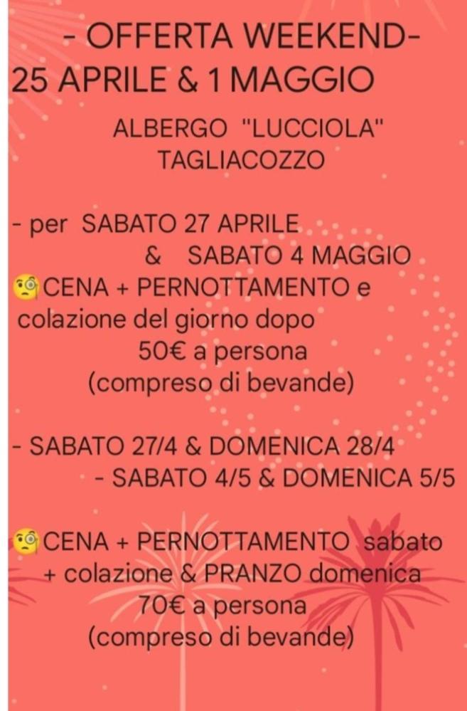 La Lucciola Albergo Ristorante Тальякоццо Экстерьер фото